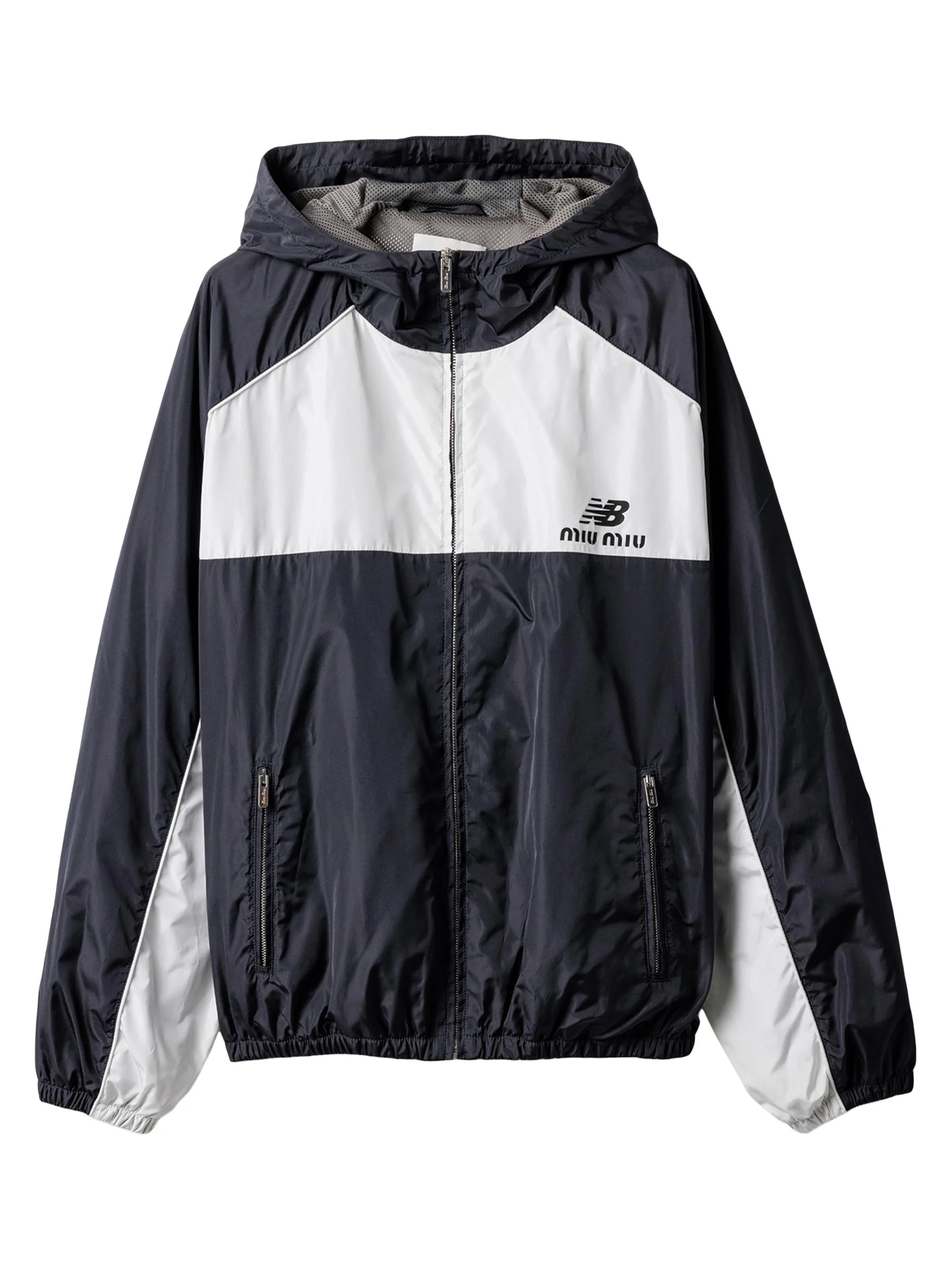Women's New Balance X with Coco Gauff Technical Poplin Hoodie Jacket - Blue - 1