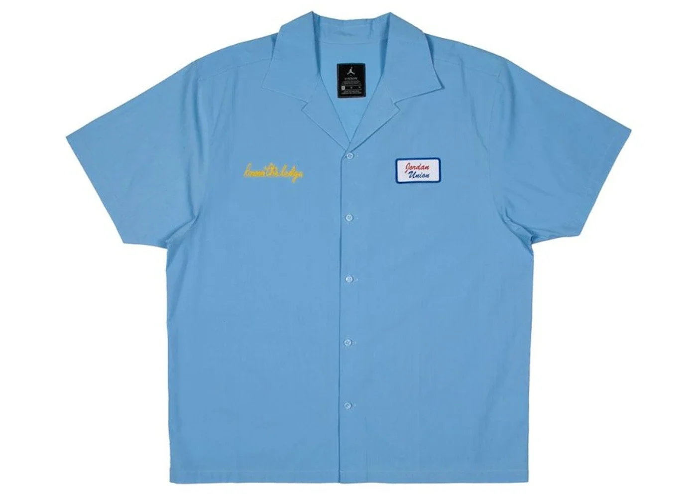 Jordan x Union Mechanic Shirt Psychic Blue - 1