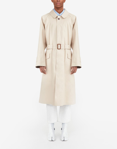 Maison Margiela Mackintosh cotton trench coat outlook