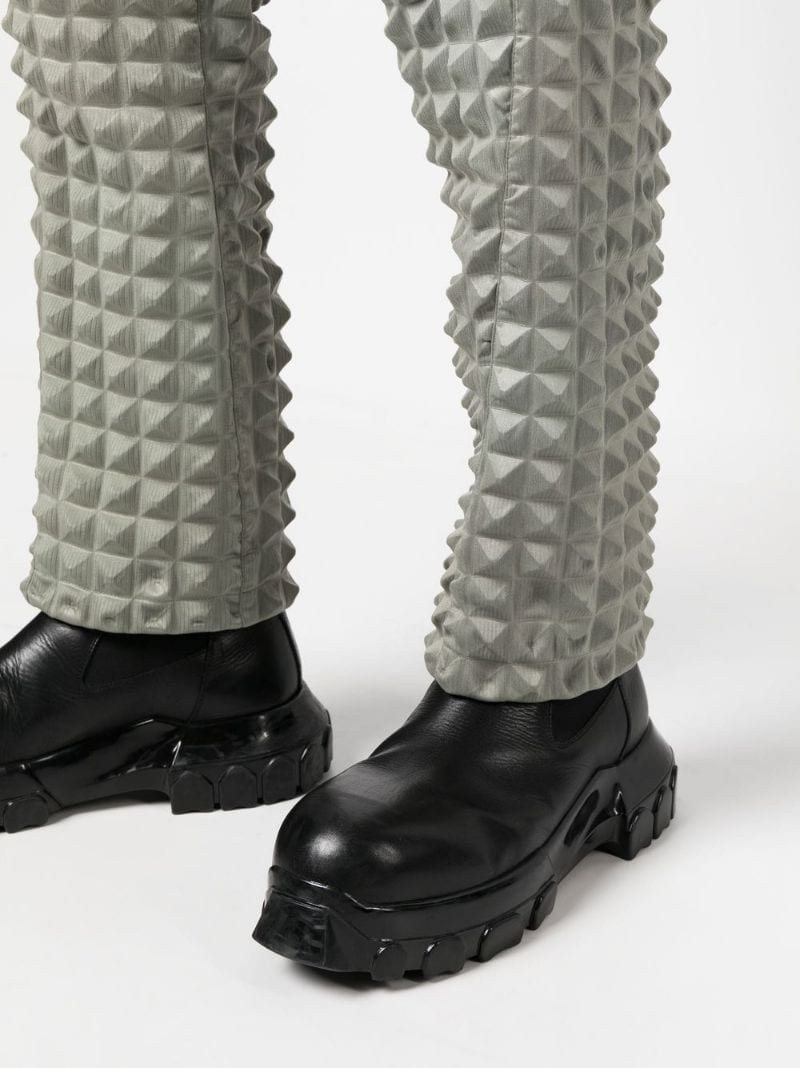 pyramid-embossed track pants 5