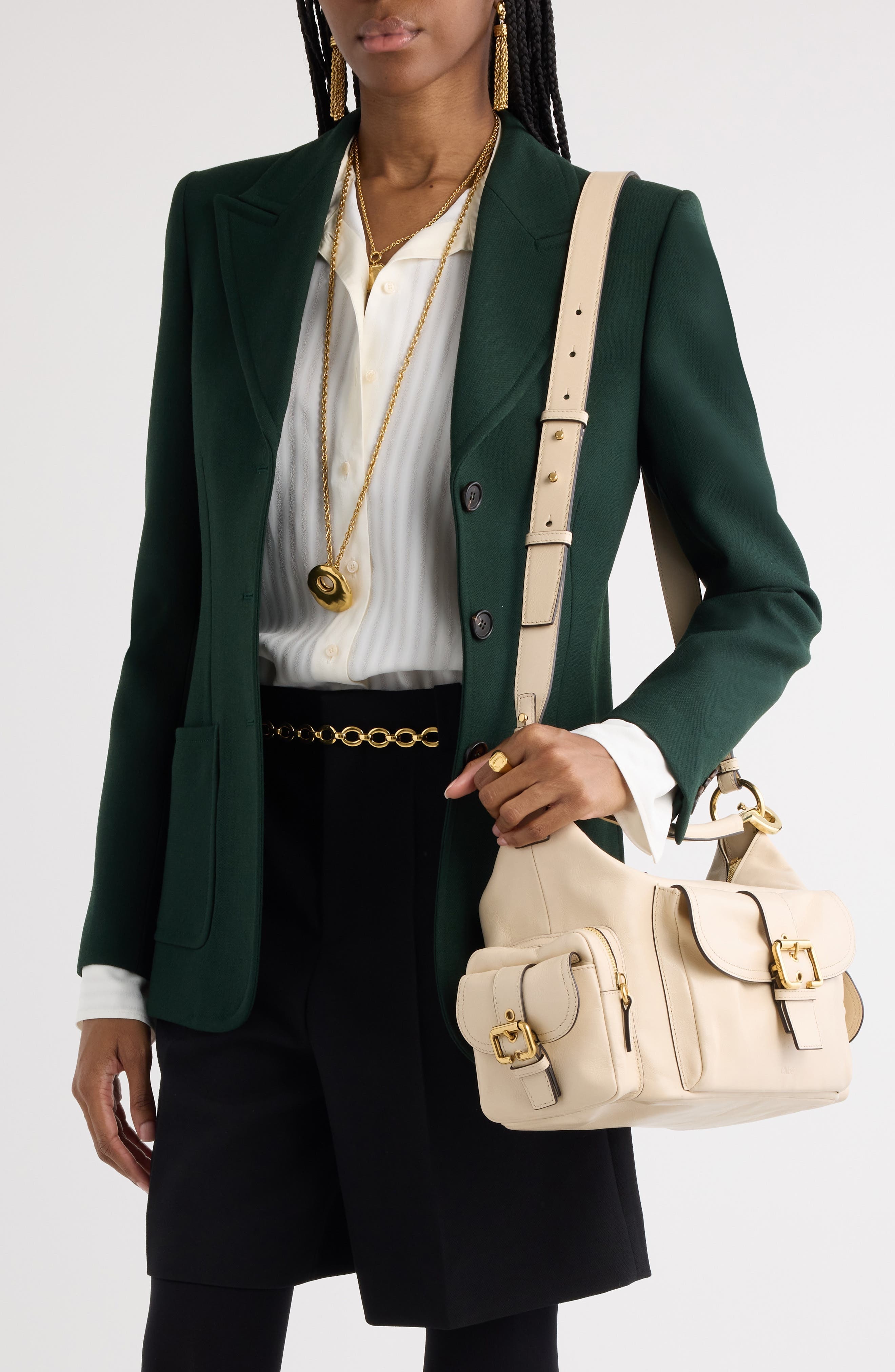 Chloé Large Leather Camera Bag in 20E Boyish Brown at Nordstrom - 6