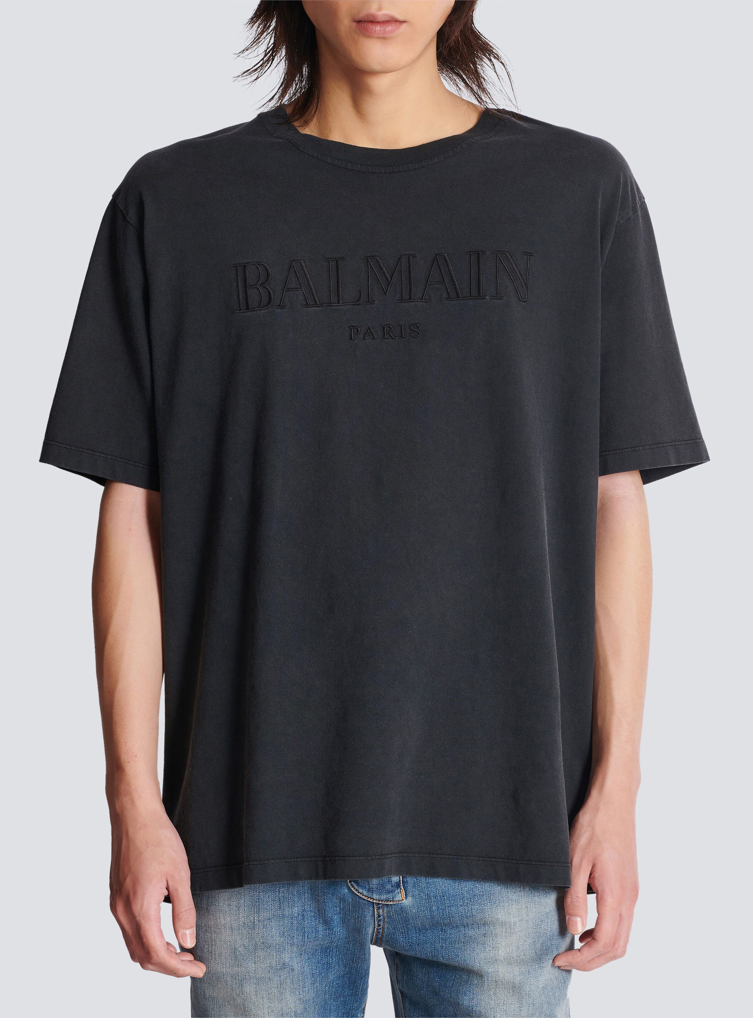 Vintage Balmain embroidered T-shirt - 5