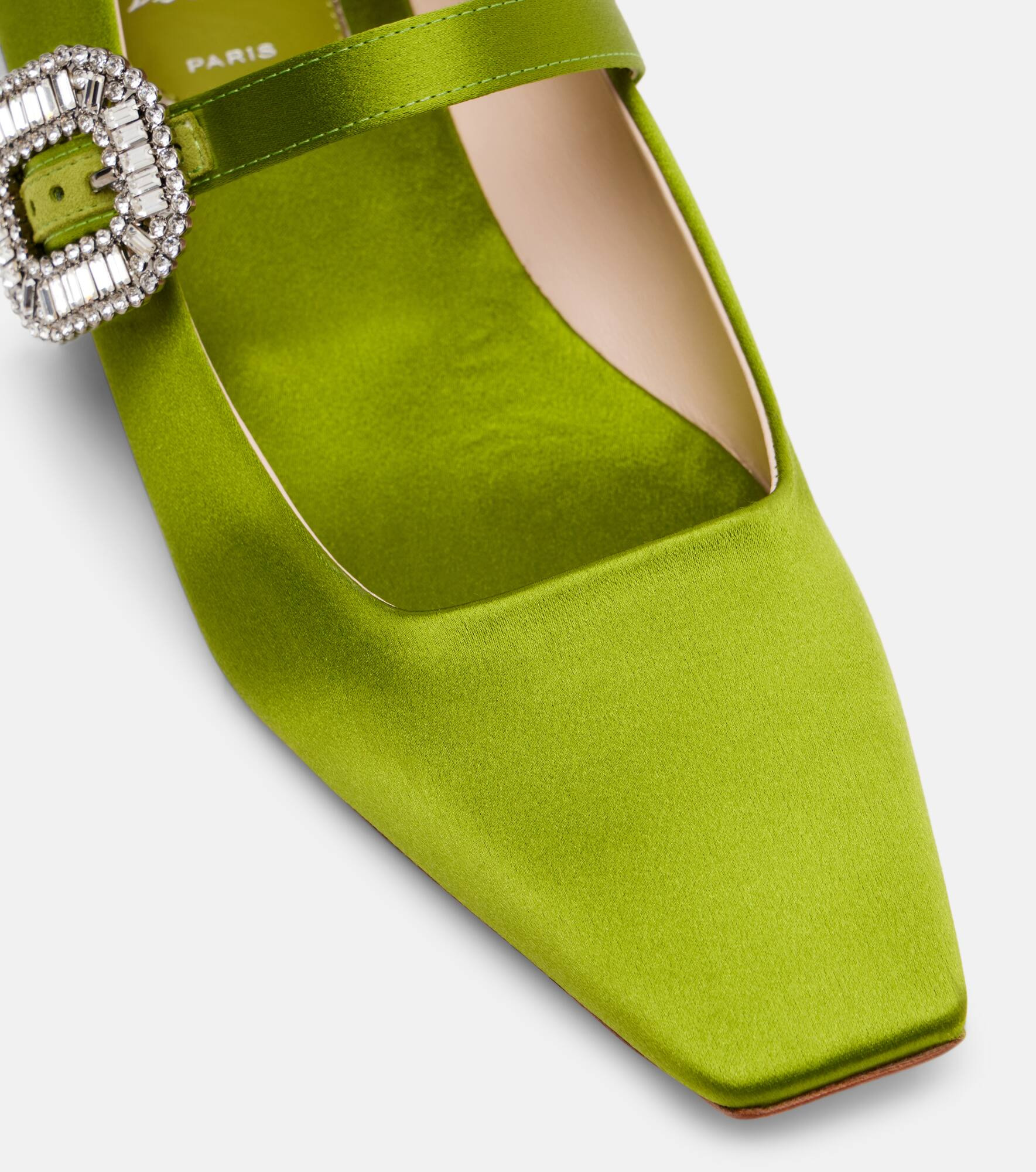 Belle Vivier 25 satin ballet flats - 5