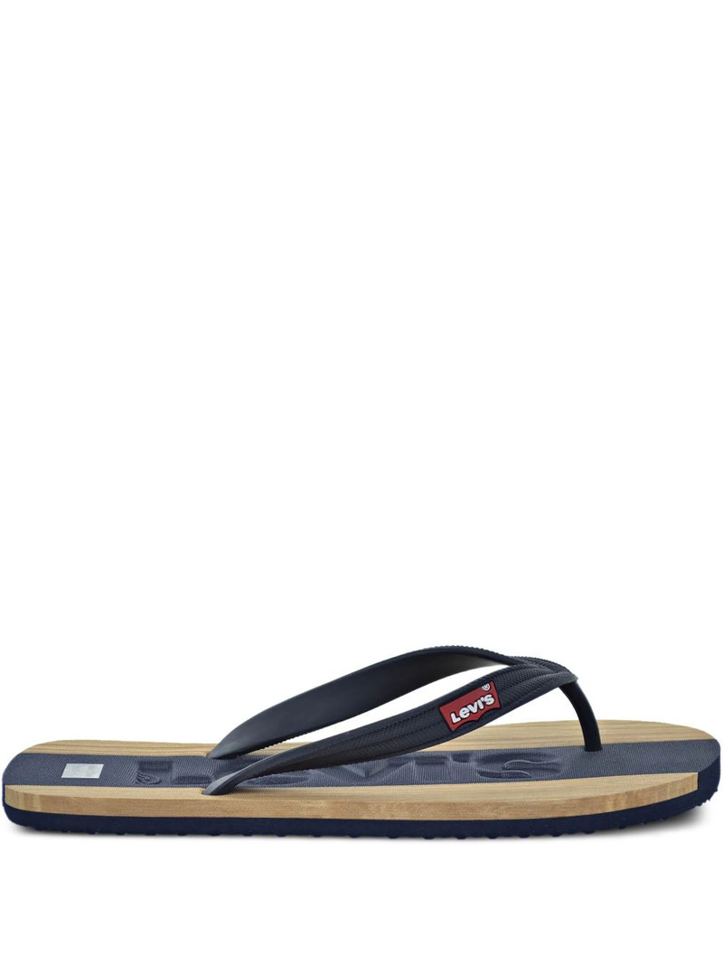 Jayden logo-embossed flip flops 1