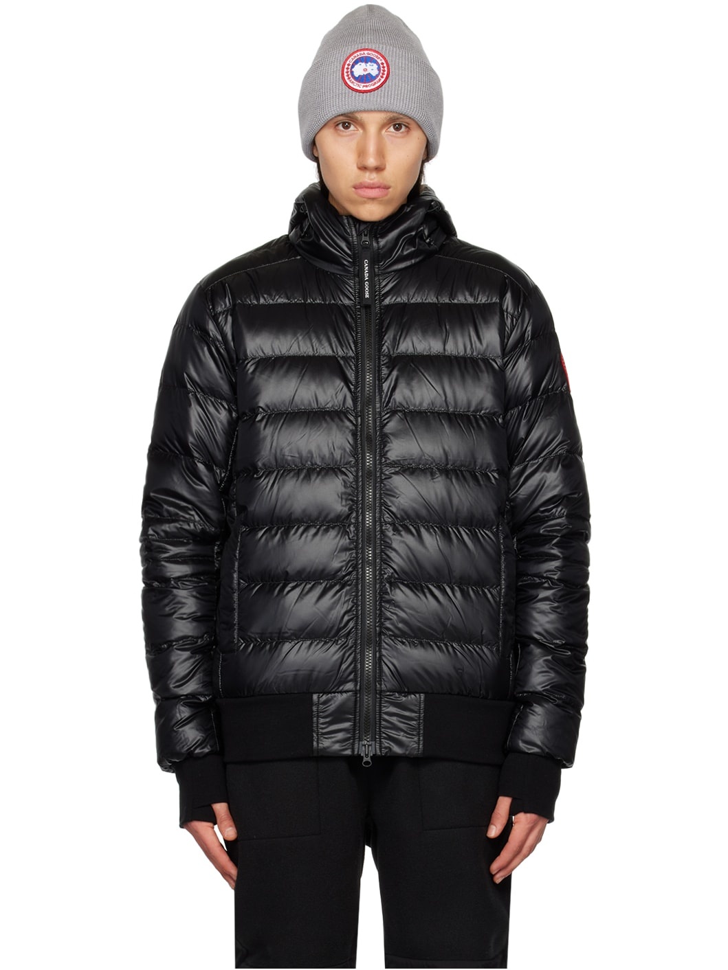 Black Crofton Down Jacket - 1