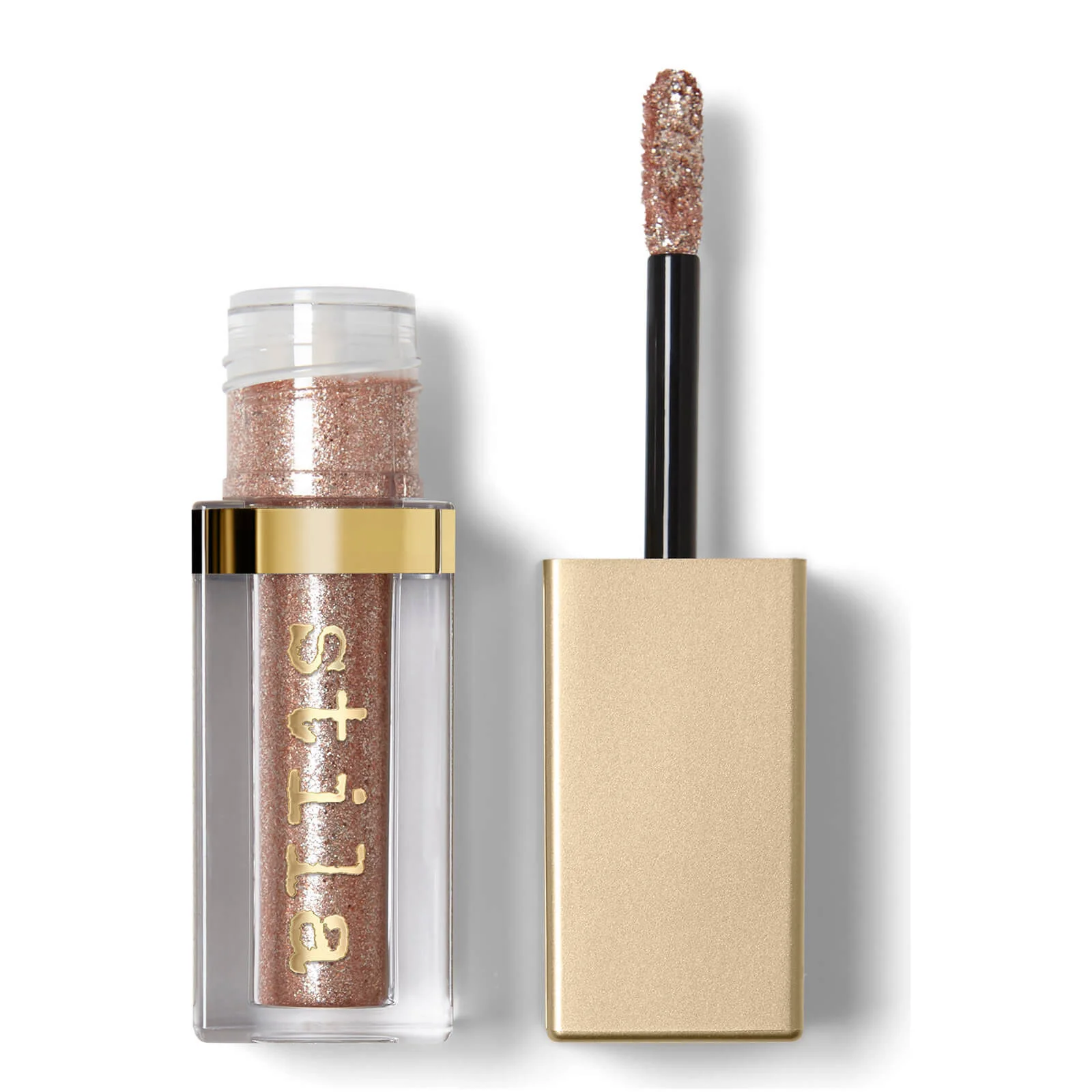 Stila Magnificent Metals Glitter & Glow Liquid Eyeshadow 5ml - Rose Gold - 1