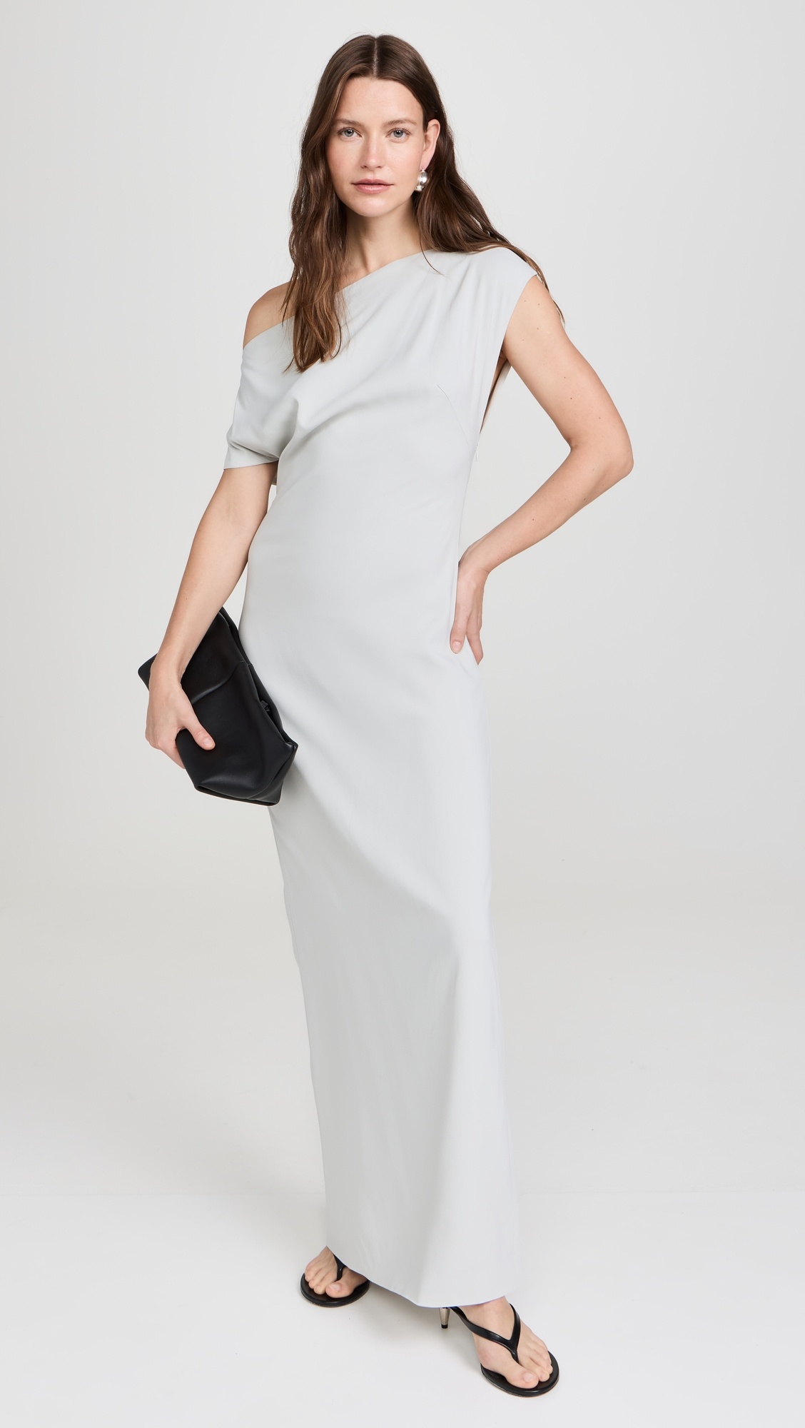 Asymmetric Off Shoulder Dress - 4