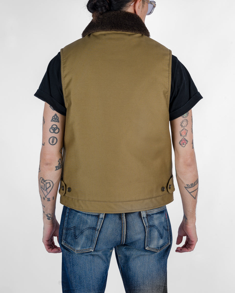 IHV-46-KHA Whipcord N1 Deck Vest - Khaki - 3