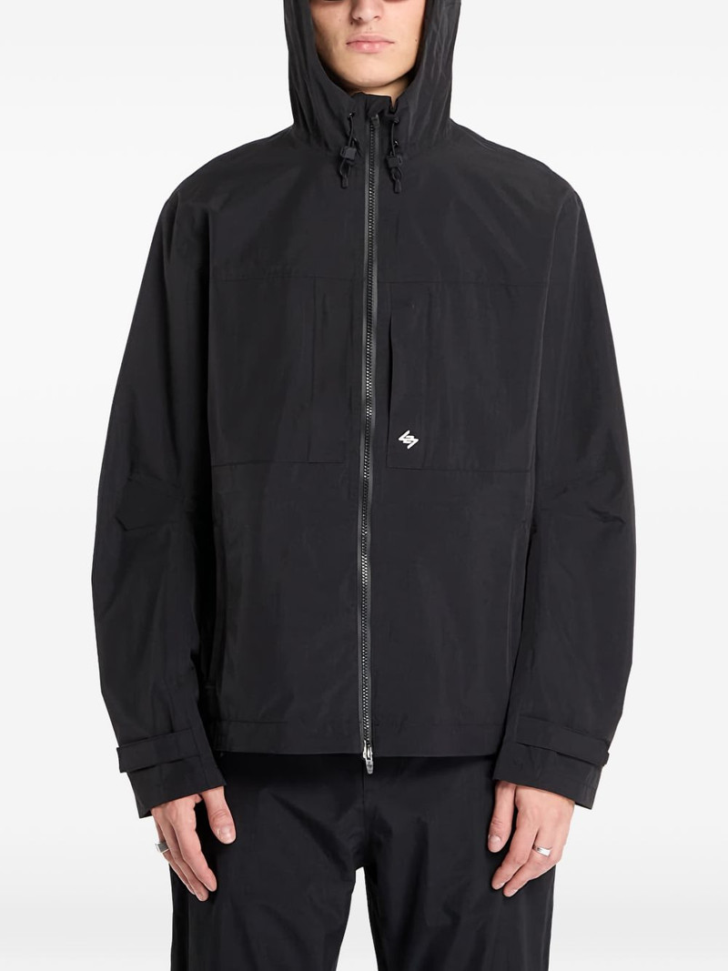 taped hooded jacket 1