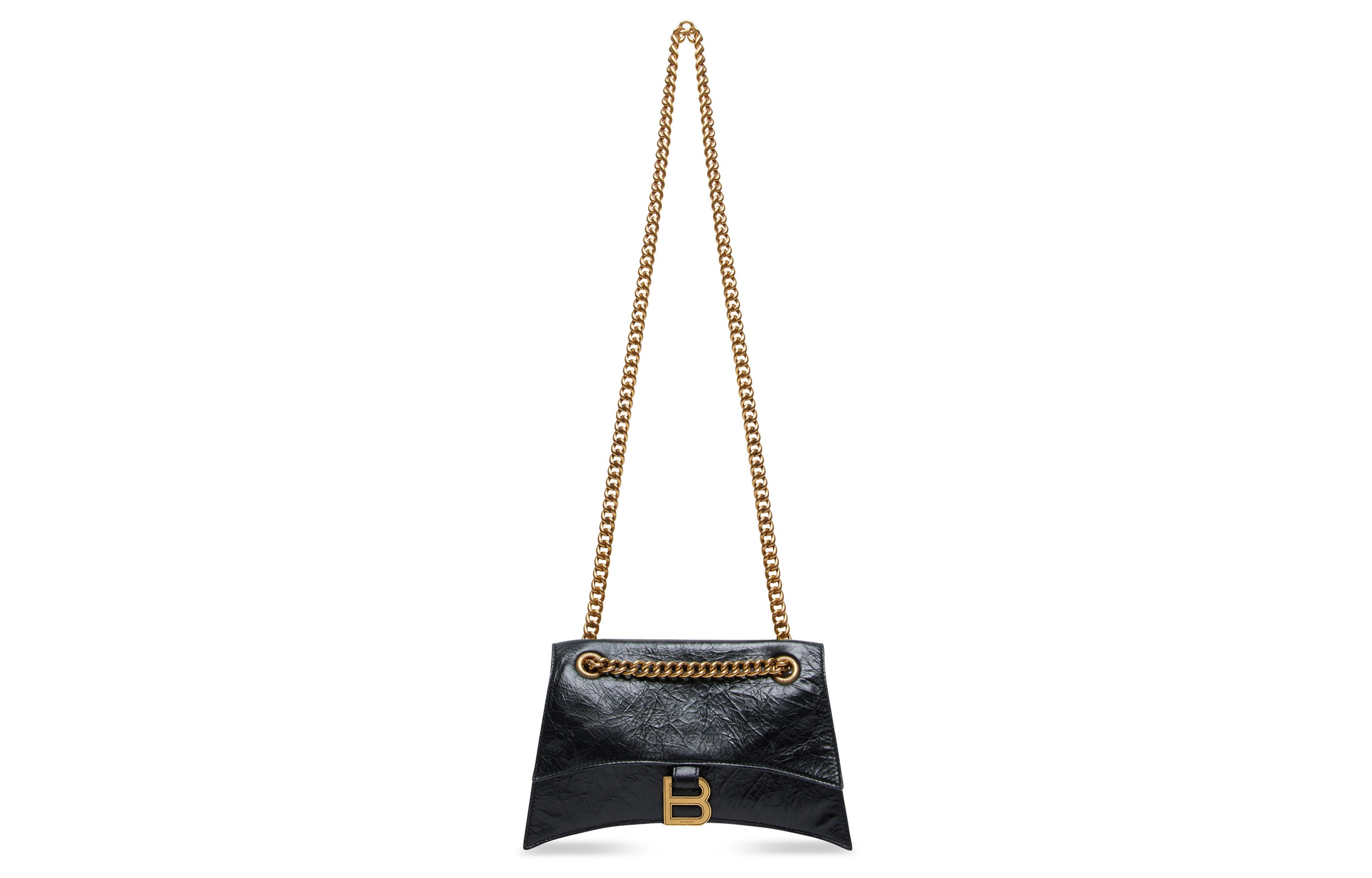 (WMNS) Balenciaga Crush Small Chain Bag 'Black' 716351210IT1000 - 7