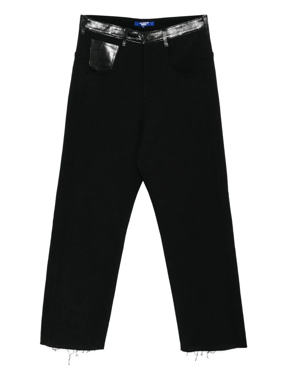 raw-edge trousers - 1