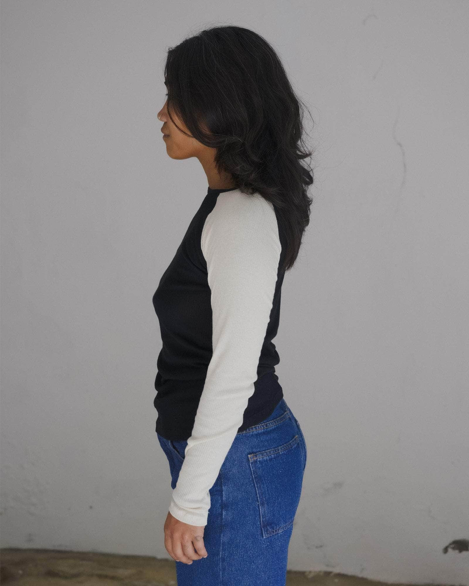 Gene Long Sleeve Tee - Fine Organic Cotton Rib - 3
