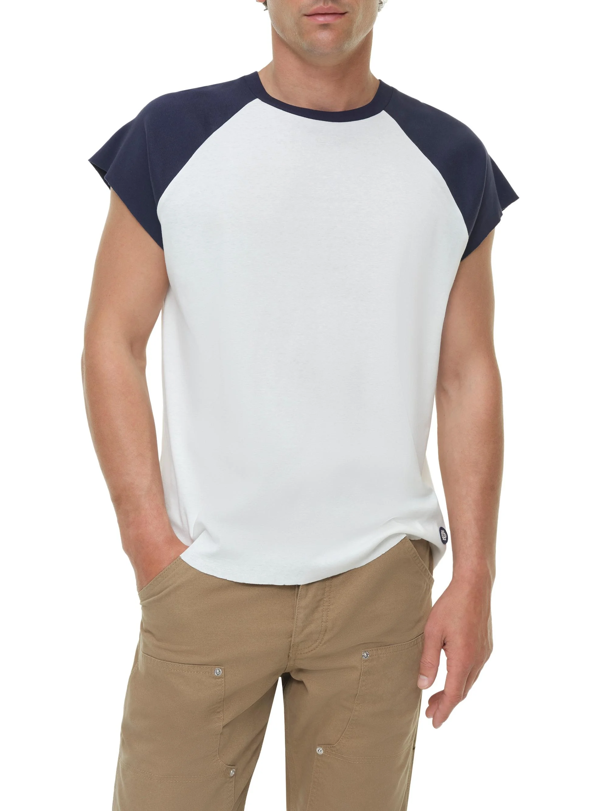 Men's Reuben Cotton T-Shirt - Ivory Multi - 1