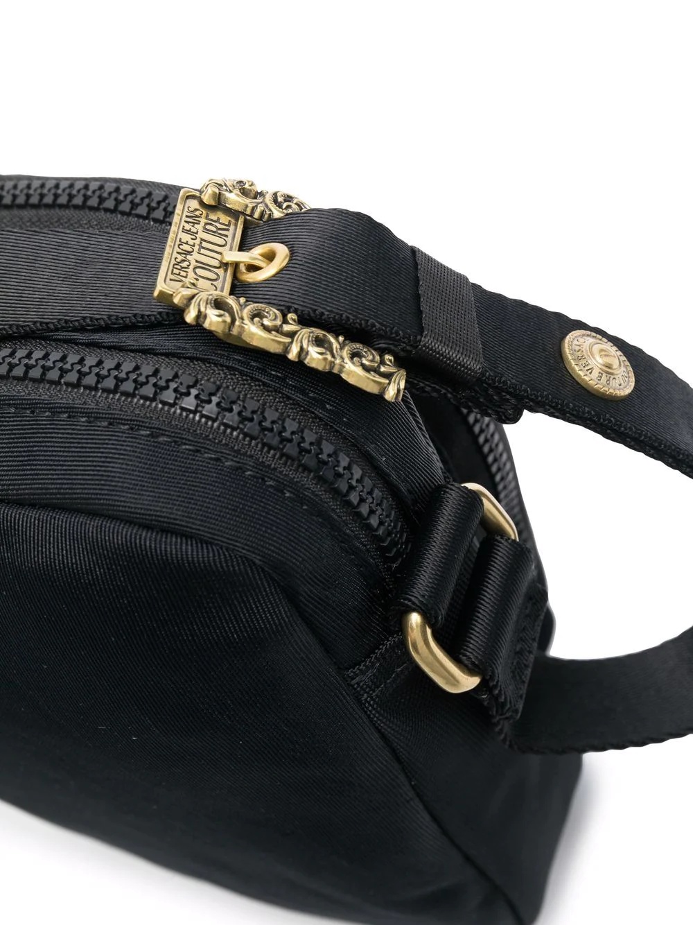 zip detail messenger bag - 4