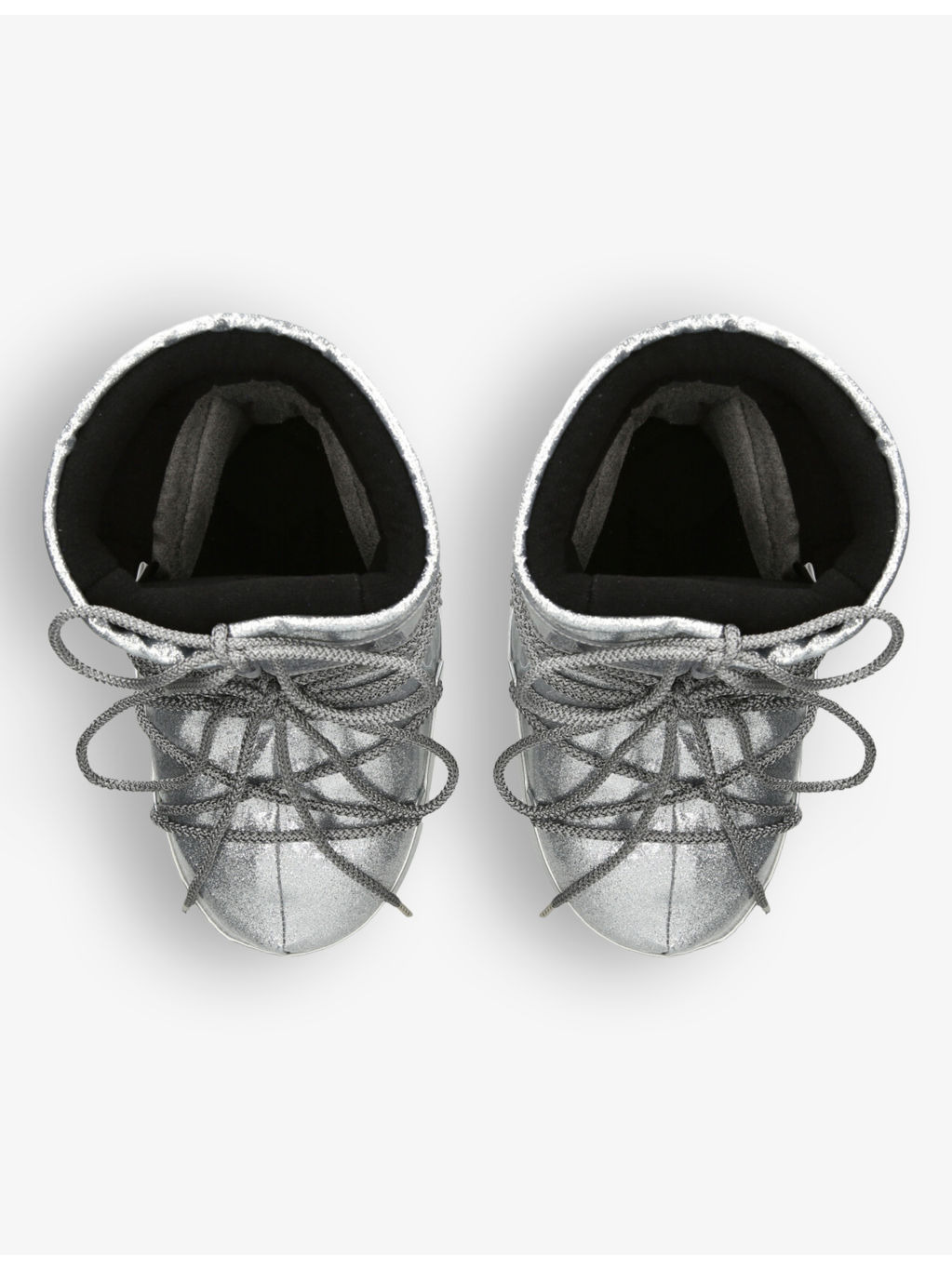 Icon Low 2 glitter-embellished woven snow boots - 2