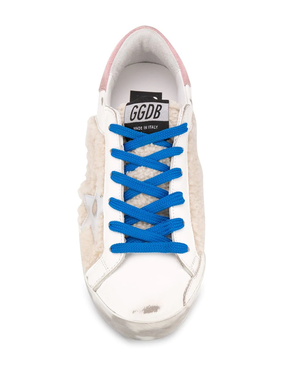 multi-panel design low-top sneakers - 4