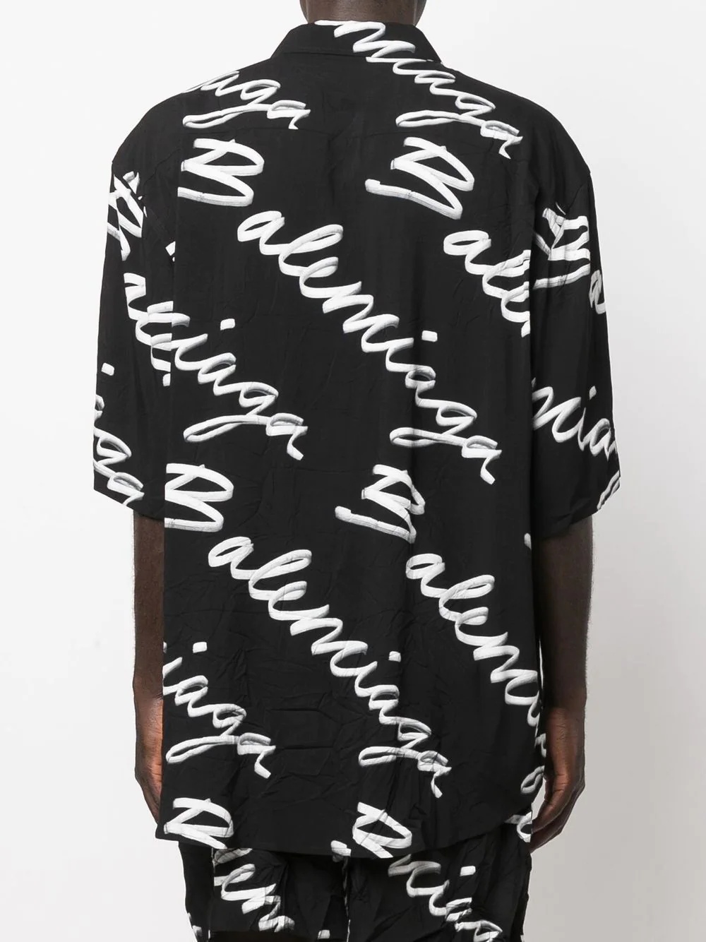 Minimal Scribble Logo-print shirt - 5