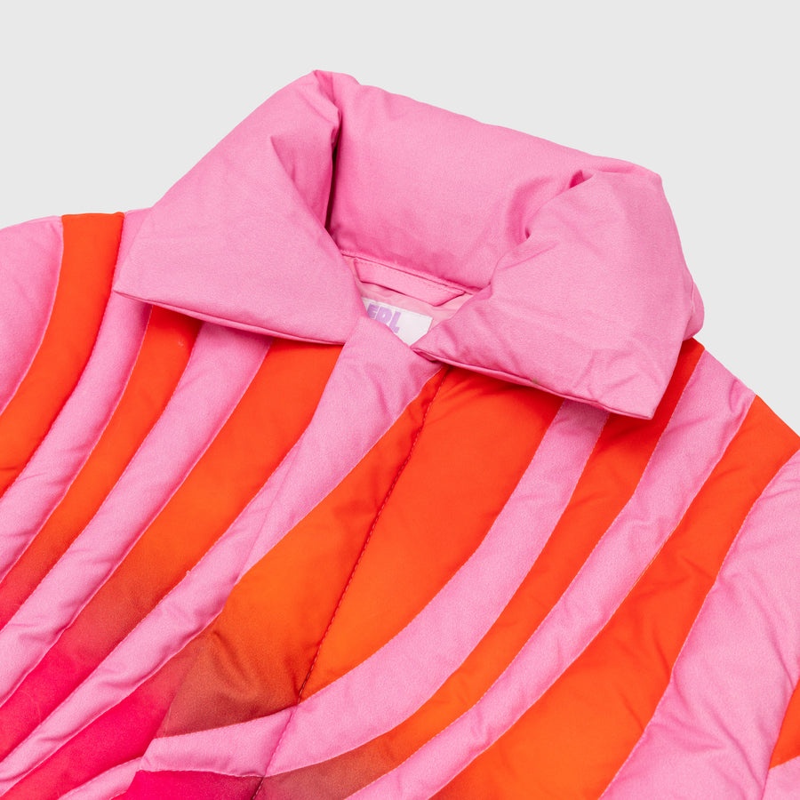 WOVEN SUNSET PUFFER JACKET - 2