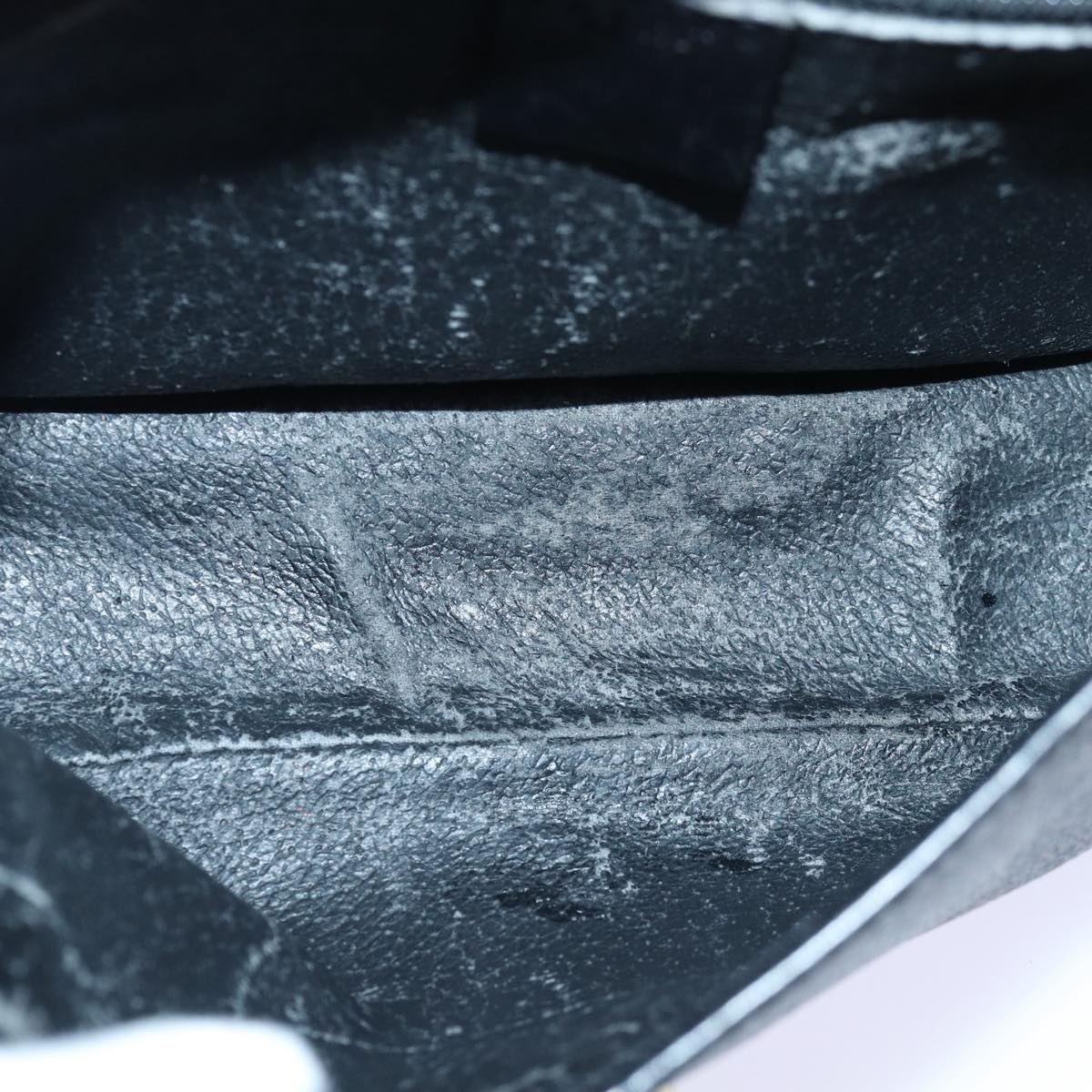CELINE Macadam Canvas Shoulder Bag Pvc Leather Black - 10