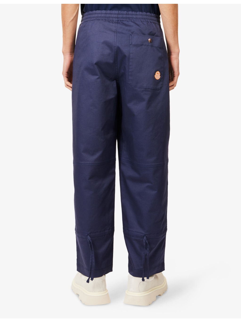 Moncler x Gilga Farm By Donald Glover Logo-Patch Tapered-Leg Cotton-Blend Trousers - 4