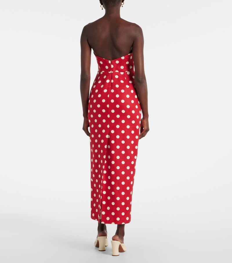 Romeo polka-dot linen maxi dress 3