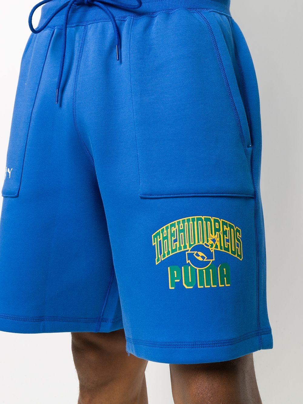 x The Hundreds logo track shorts - 5