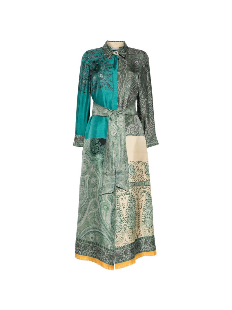 paisley-pattern maxi dress 1