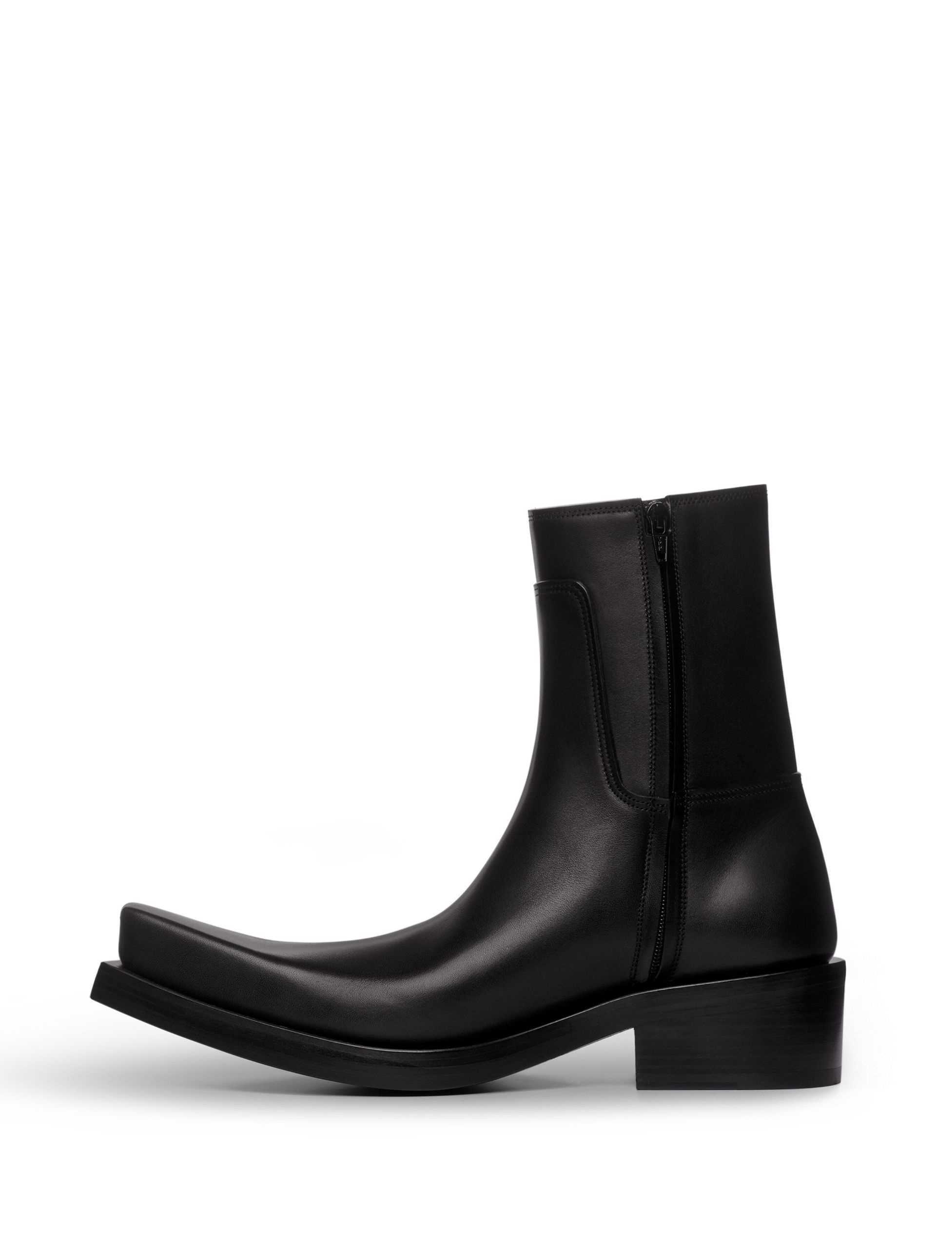 black Santiago leather boots - 5