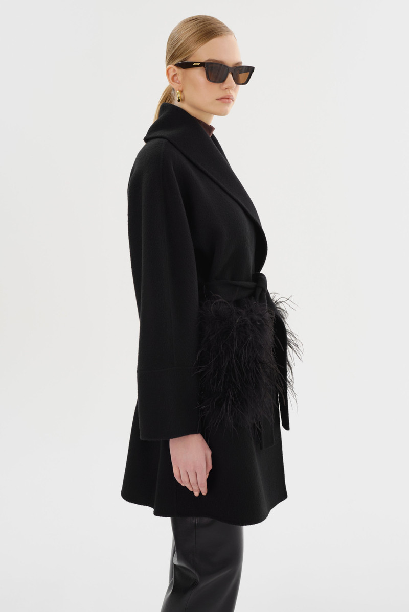 MARIE | Shawl Collar Wool Coat 7