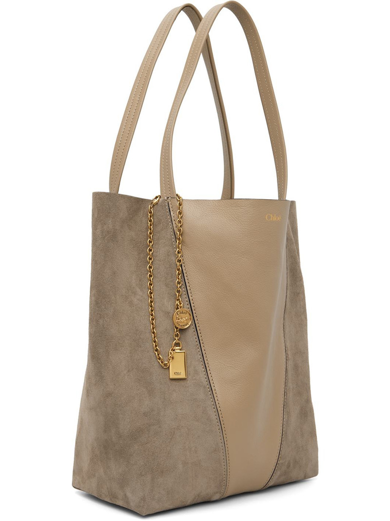 Chloé Beige 'Chloé Spin' Tote outlook
