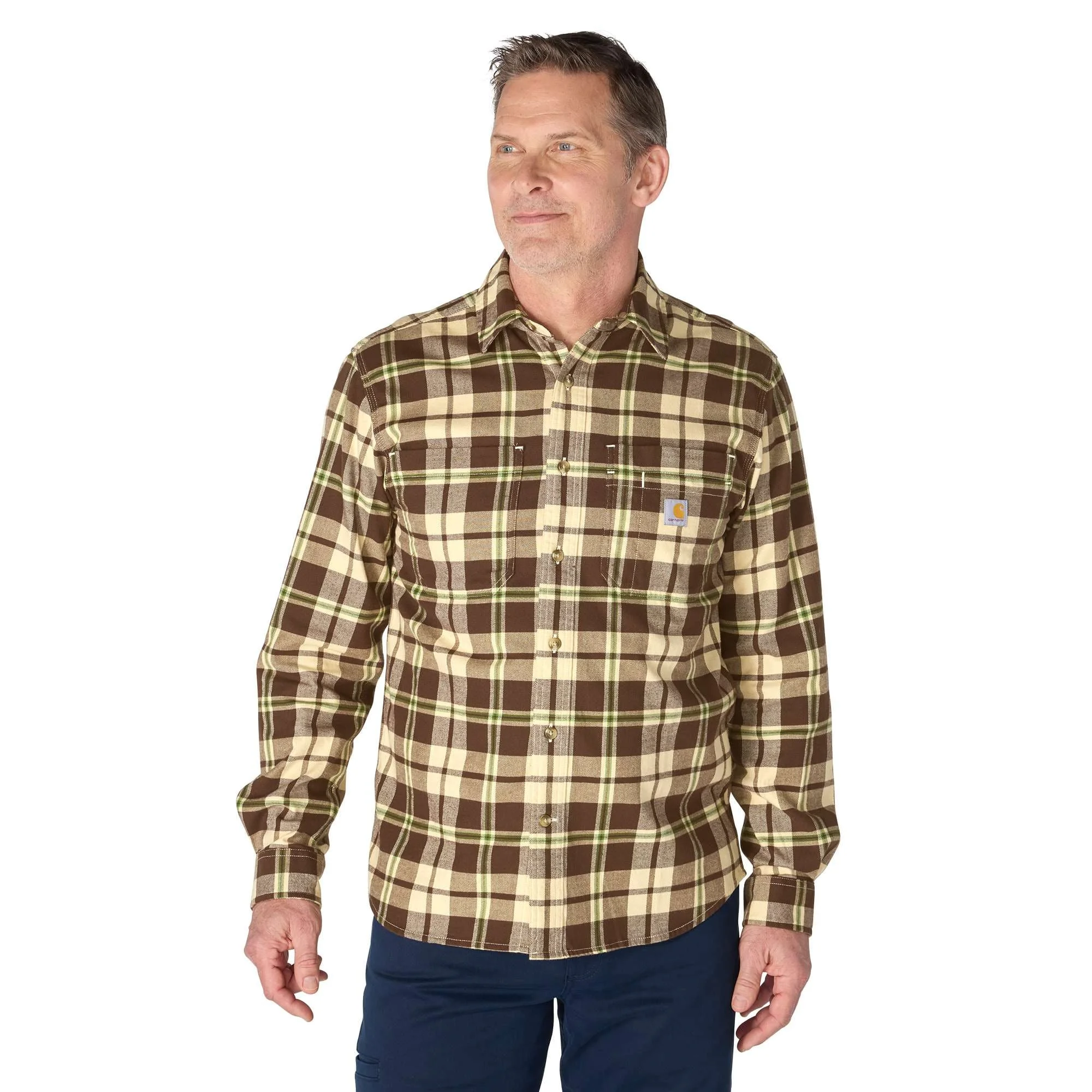 Hamilton Relaxed LS Plaid Shirt - 1