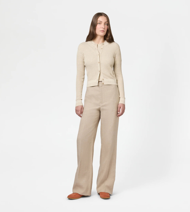 Tod's CARDIGAN IN COTTON - BEIGE outlook