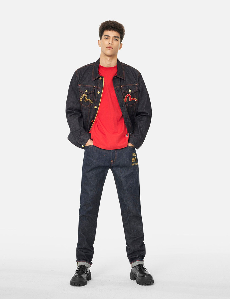 2024 Limited Edition Year of the  Snake Relax Fit Denim Jacket 4