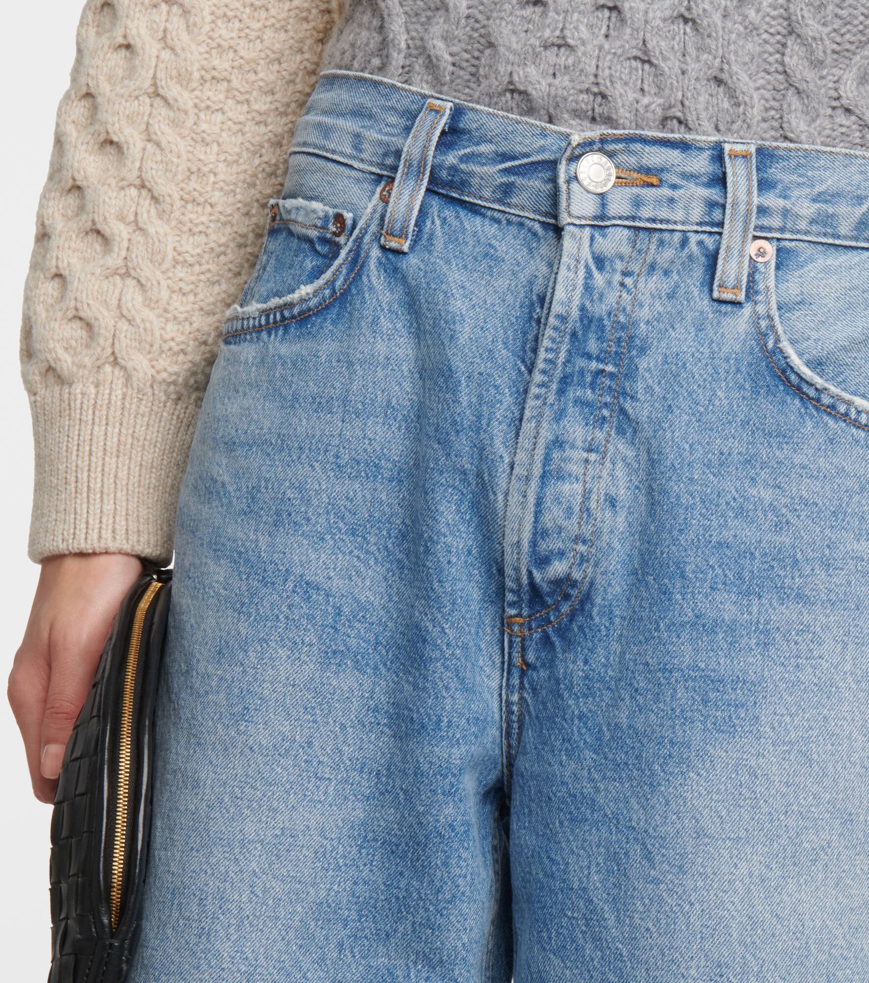 Low Slung Baggy straight jeans - 4