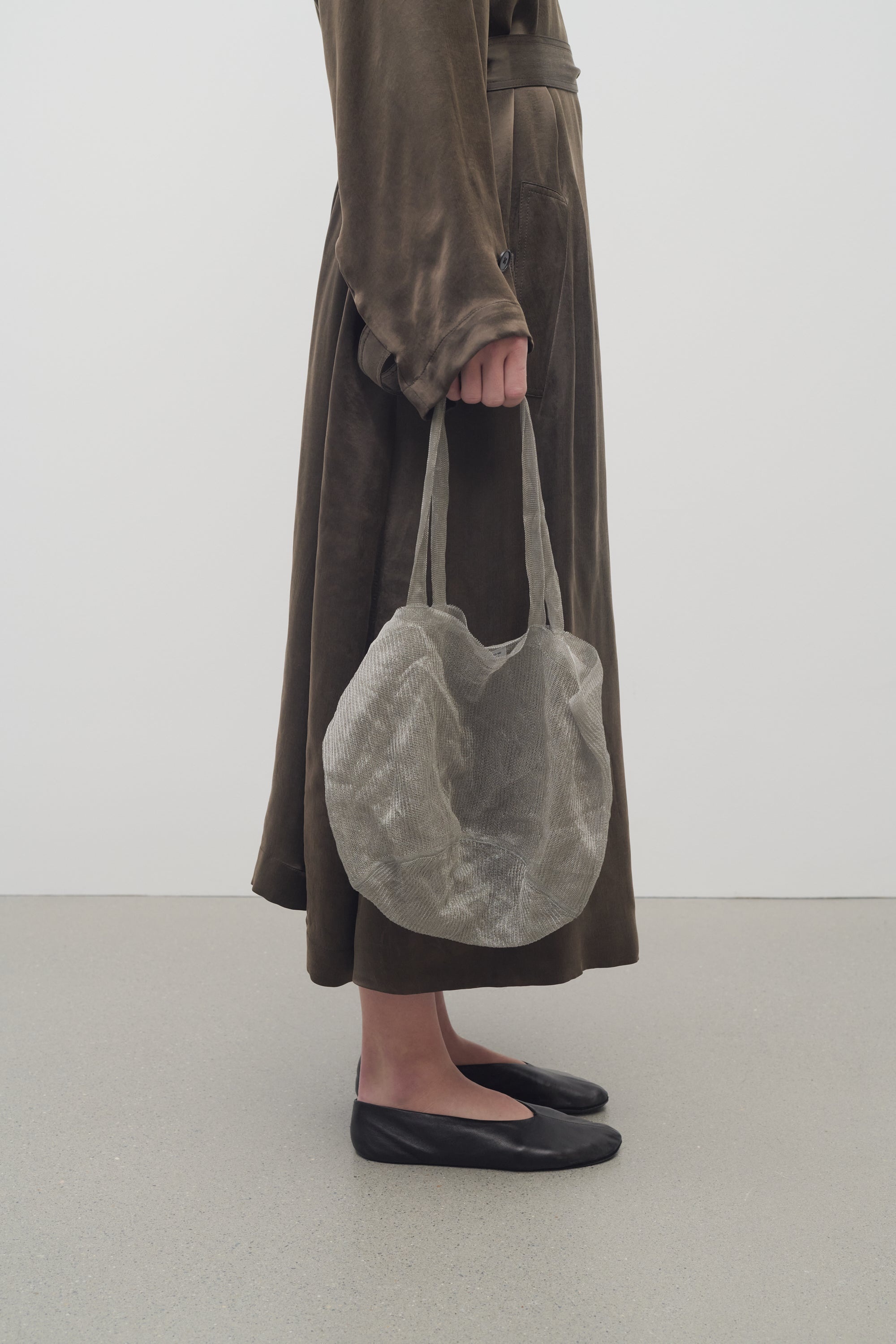 Imogen Tote Bag in Steel - 4