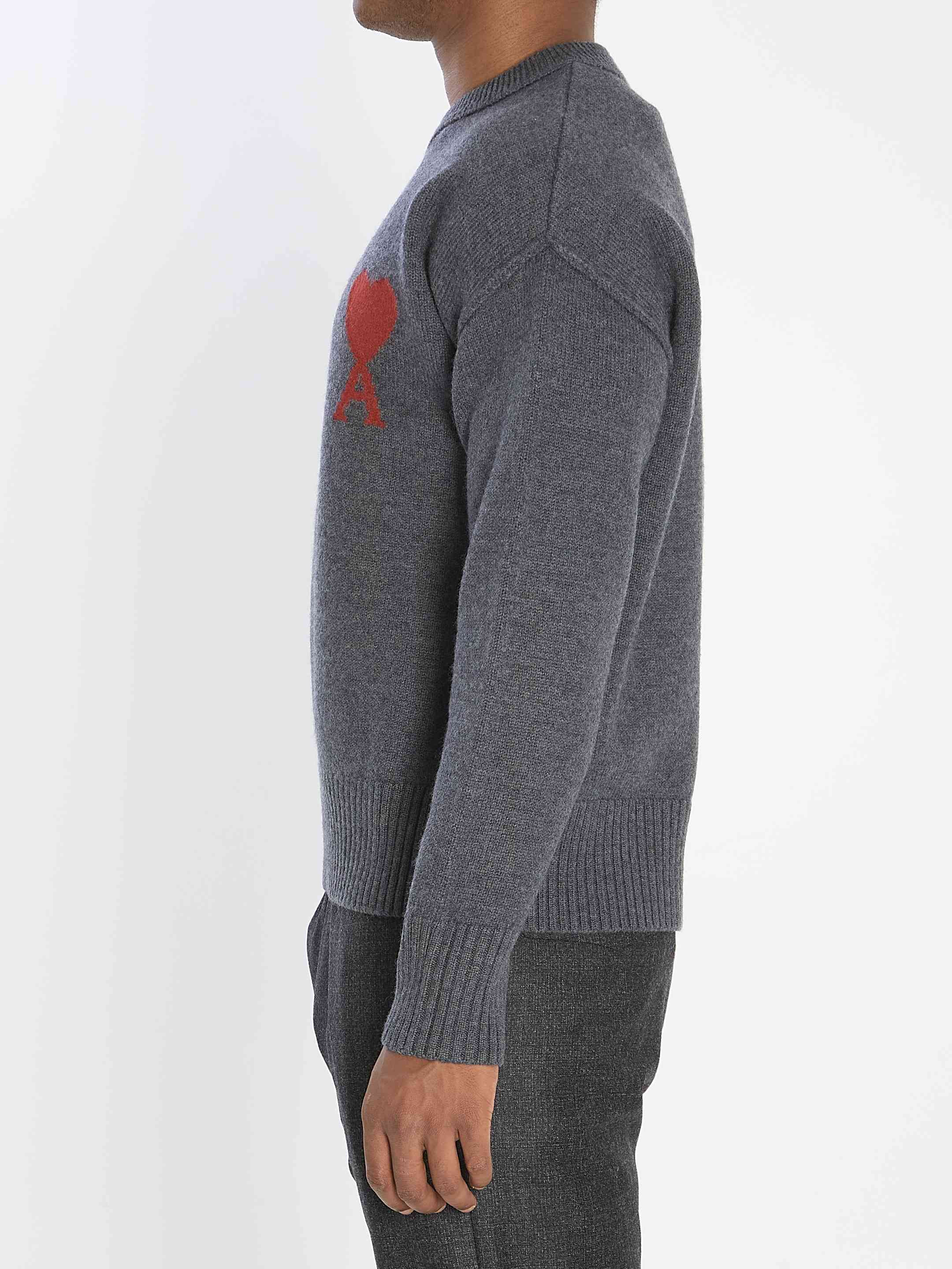 Ami Paris Men Ami De Coeur Sweater - 3