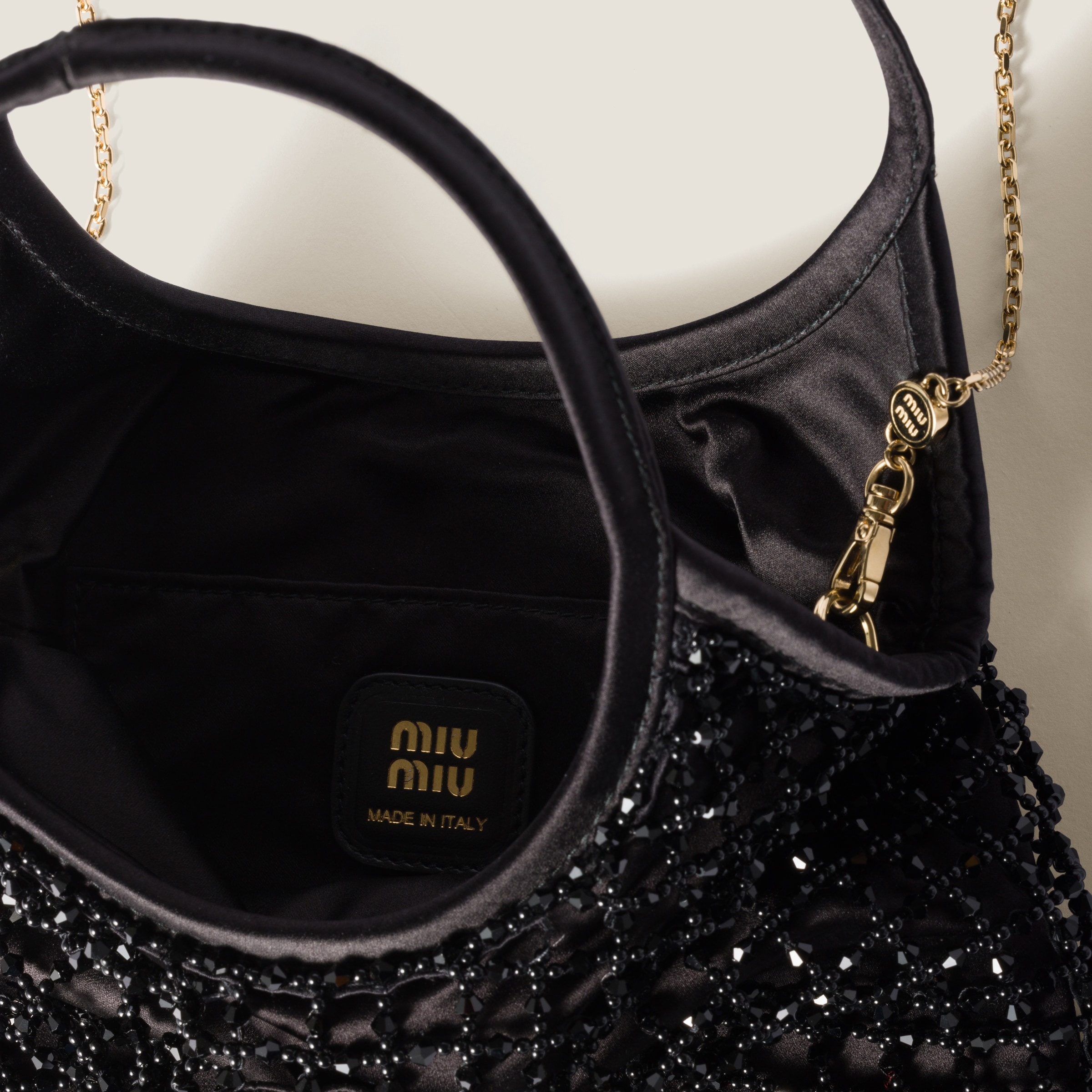 【MIU MIU】IVY beaded duchesse bag Miu Miu Platinum Ivy Beaded Duchesse Bag | Fashion Clinic