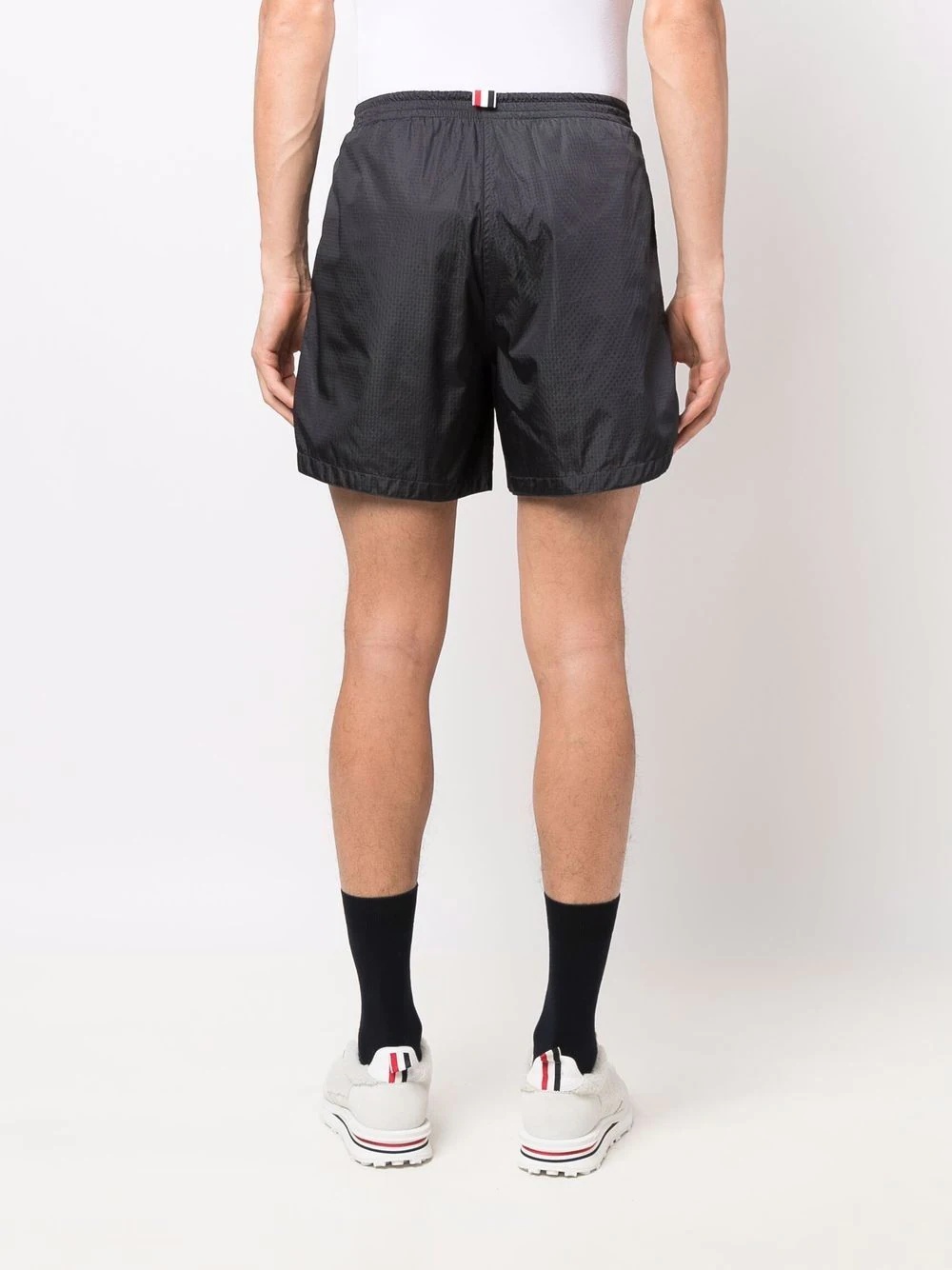 logo-patch track shorts - 4