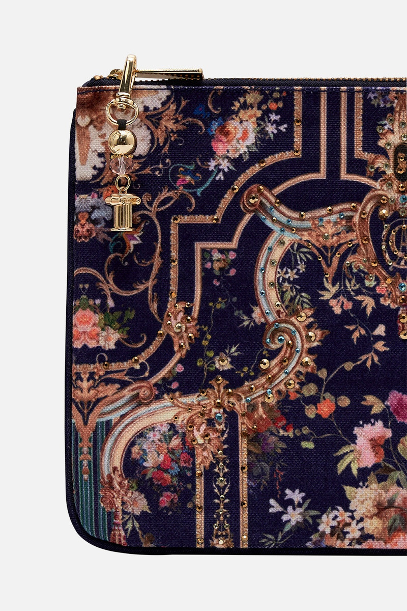 CAMILLA SMALL CANVAS CLUTCH outlook