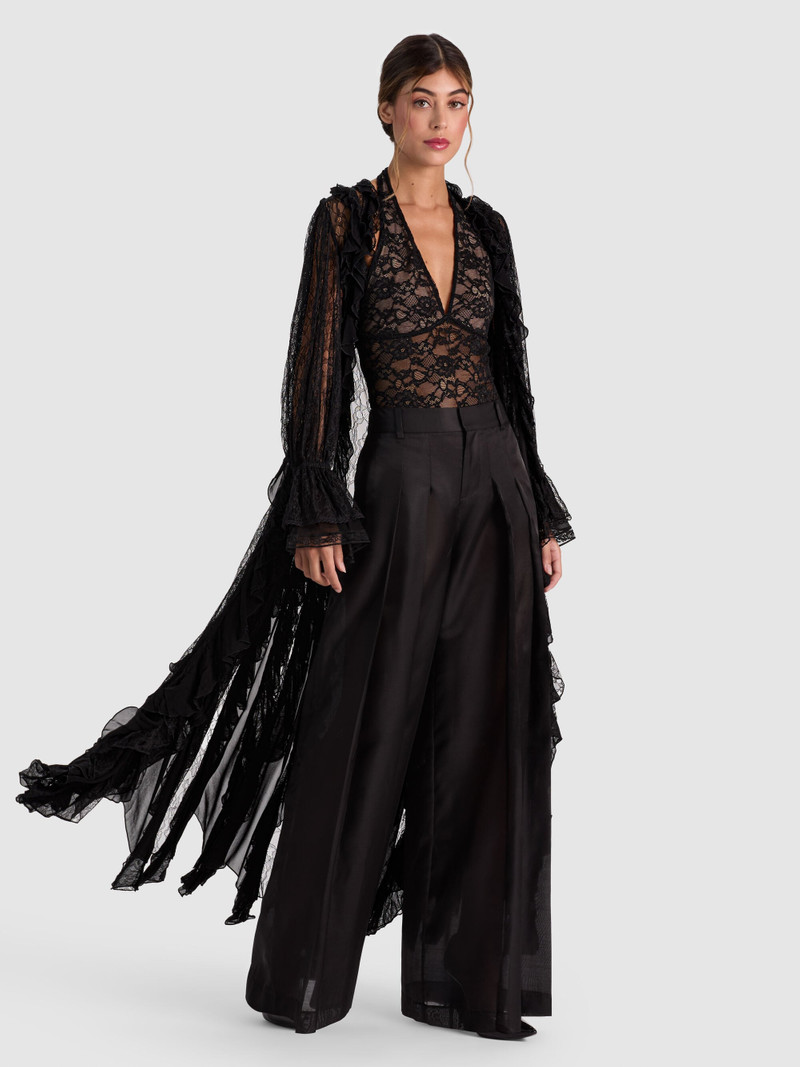 CHER RUFFLE MAXI ROBE 1