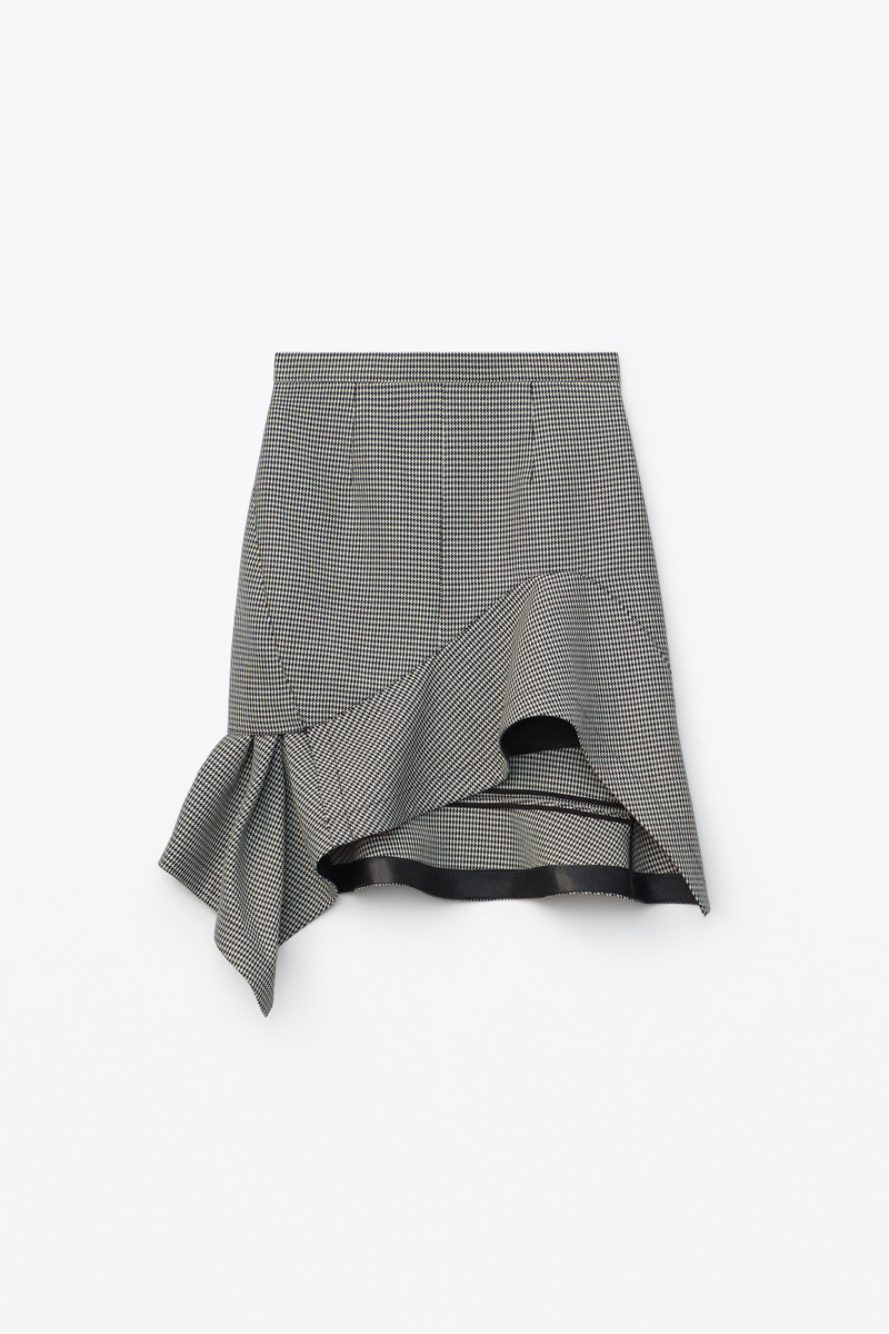 DECONSTRUCTED RUFFLE MINI SKIRT  1