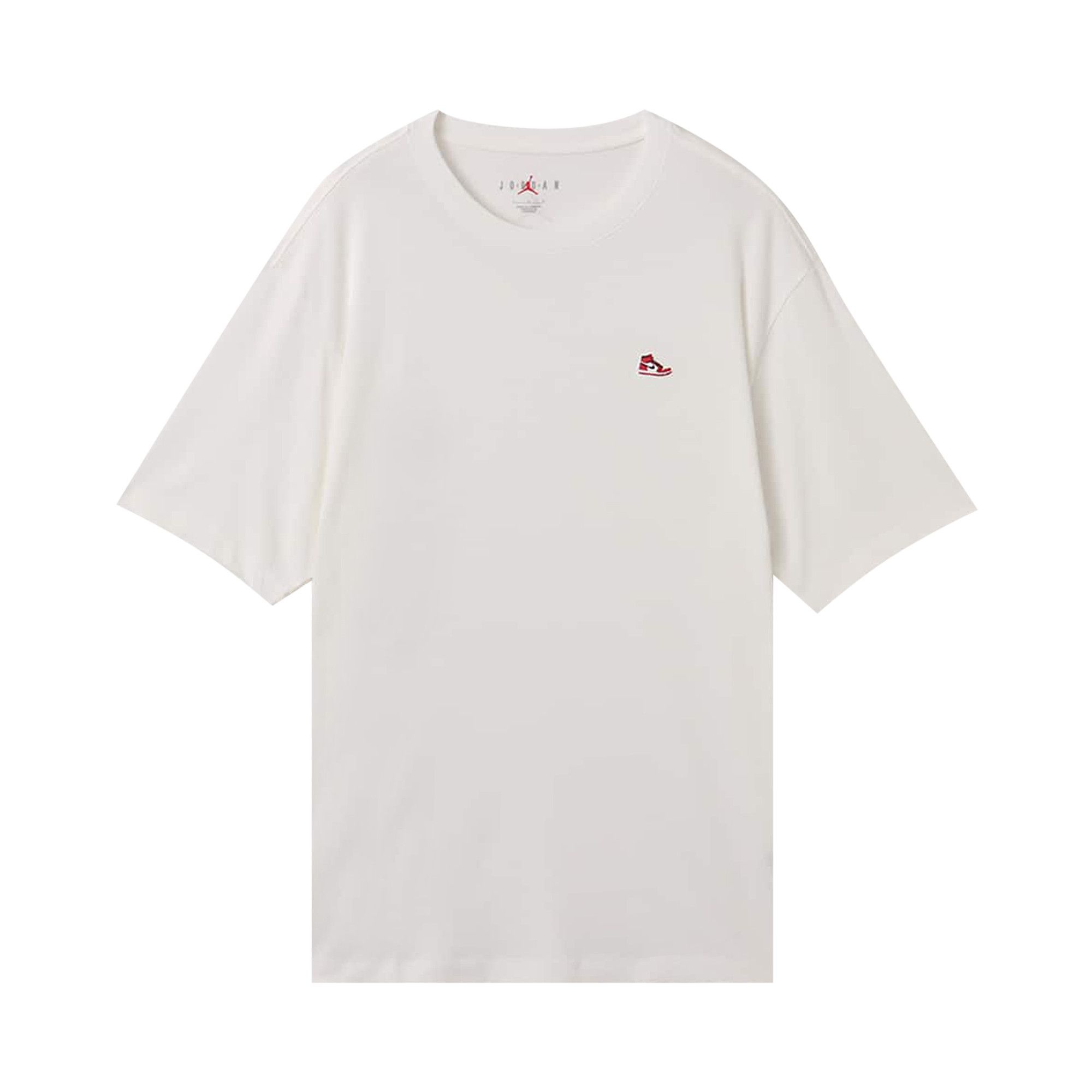 Air Jordan Sneaker Patch T-Shirt 'White/Varsity Red' - 1