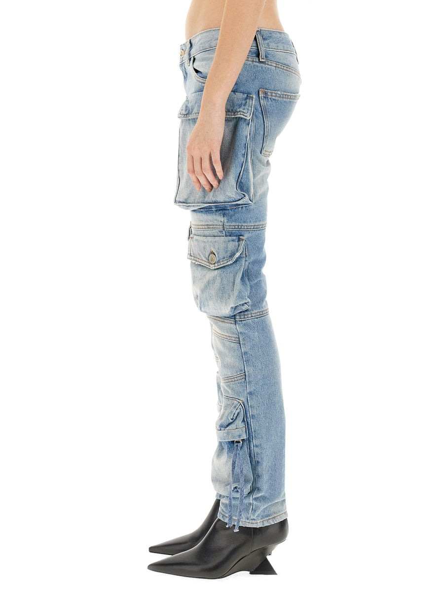 The Attico Women Cargo Jeans - 3