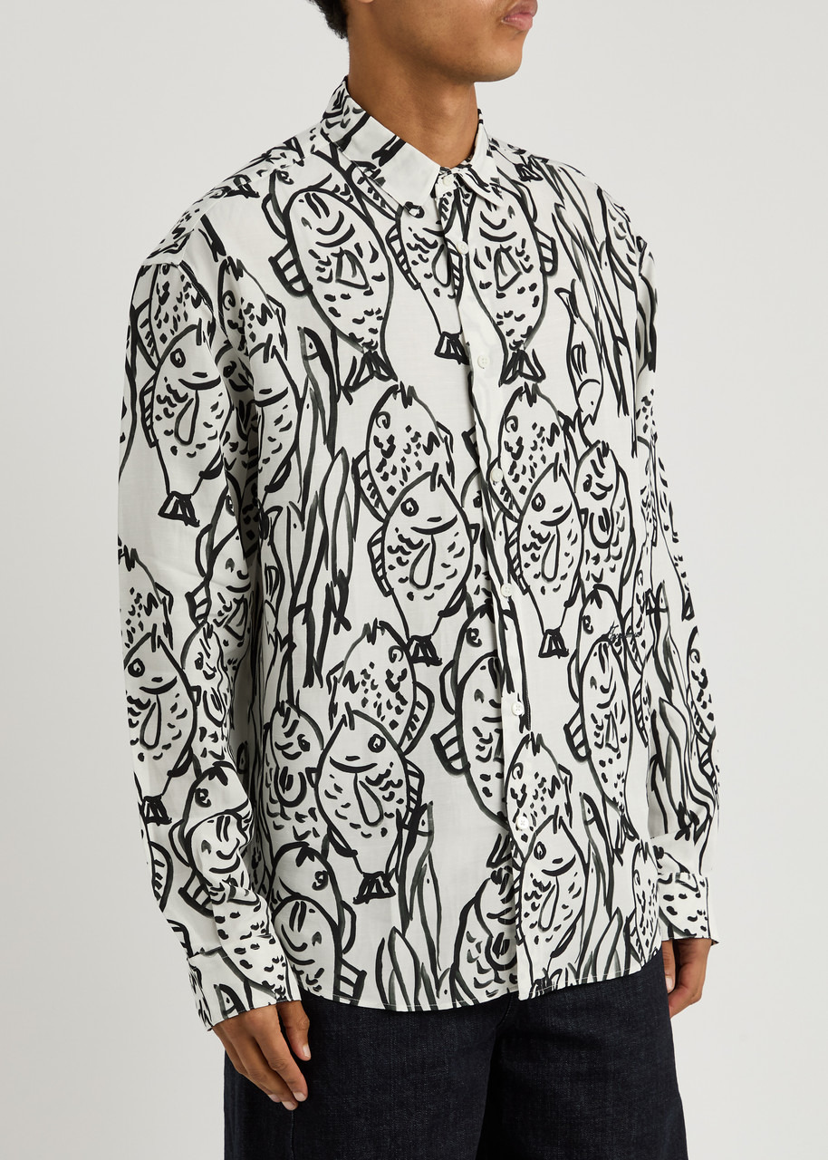 Jacquemus La Chemise Simon Printed Woven Shirt - 2