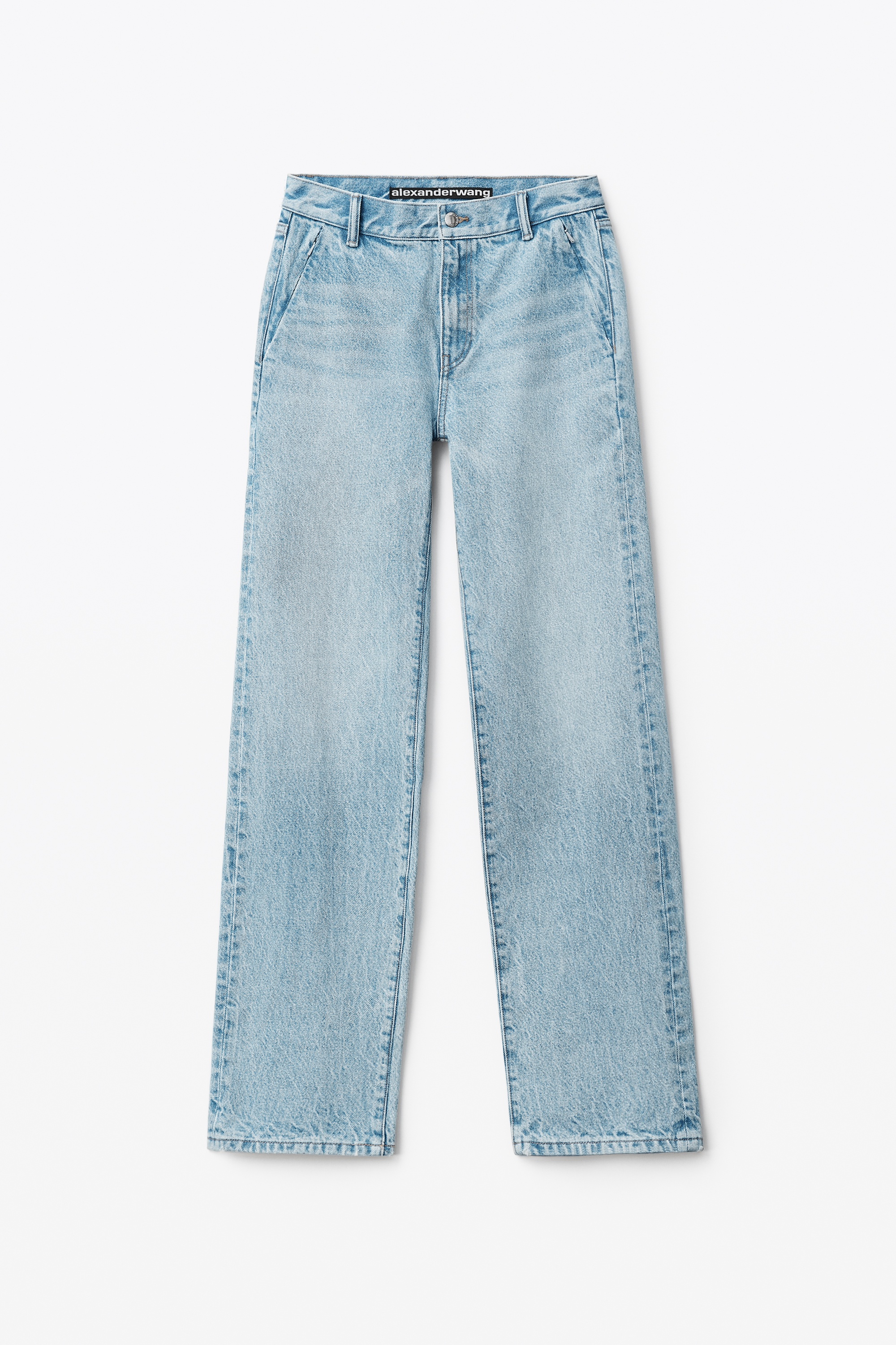 EZ MID-RISE STRAIGHT LEG JEAN IN DENIM - 1