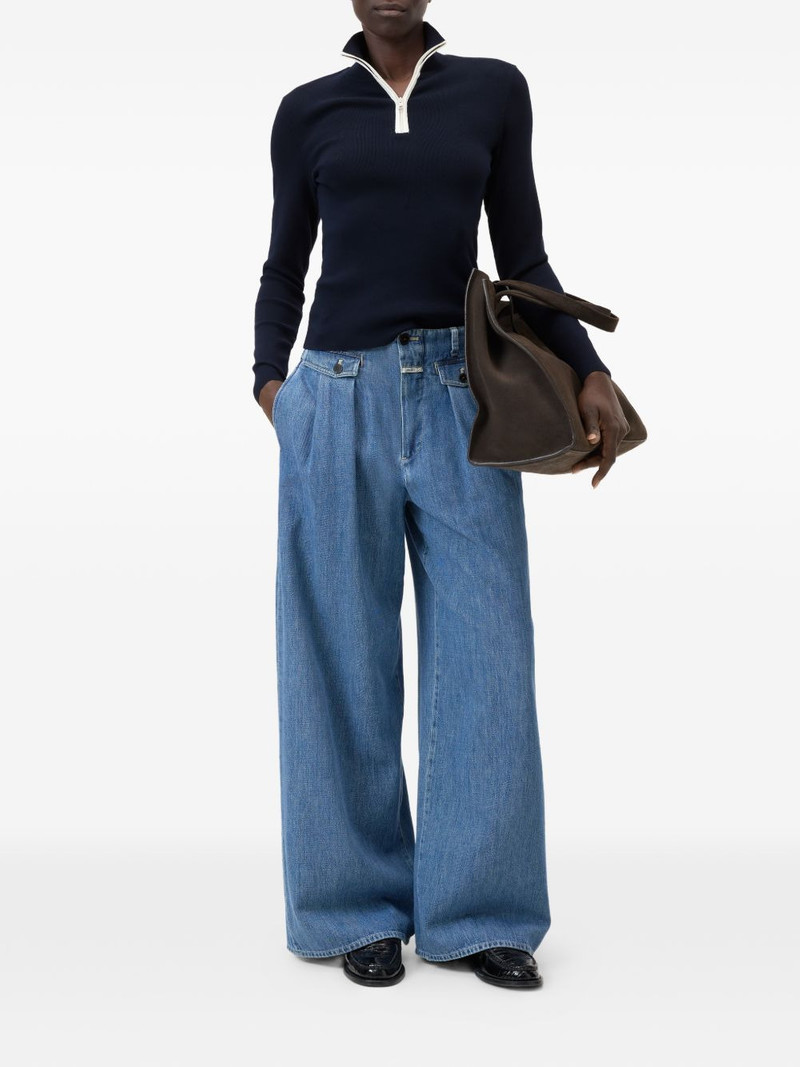 CLOSED halfzip longsleeve sweater outlook