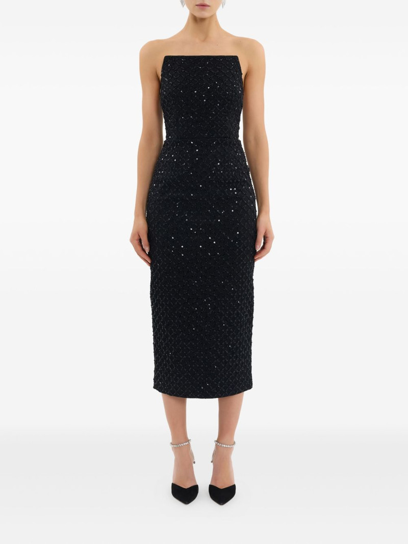 REBECCA VALLANCE sequin neve midi dress outlook