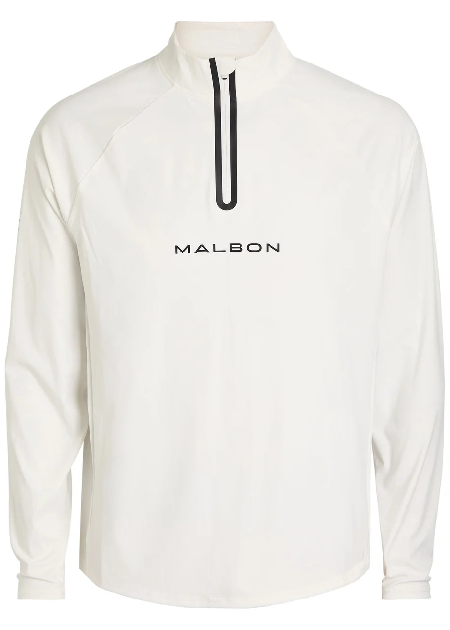 Malbon Performance Logo Stretch-jersey top - 1
