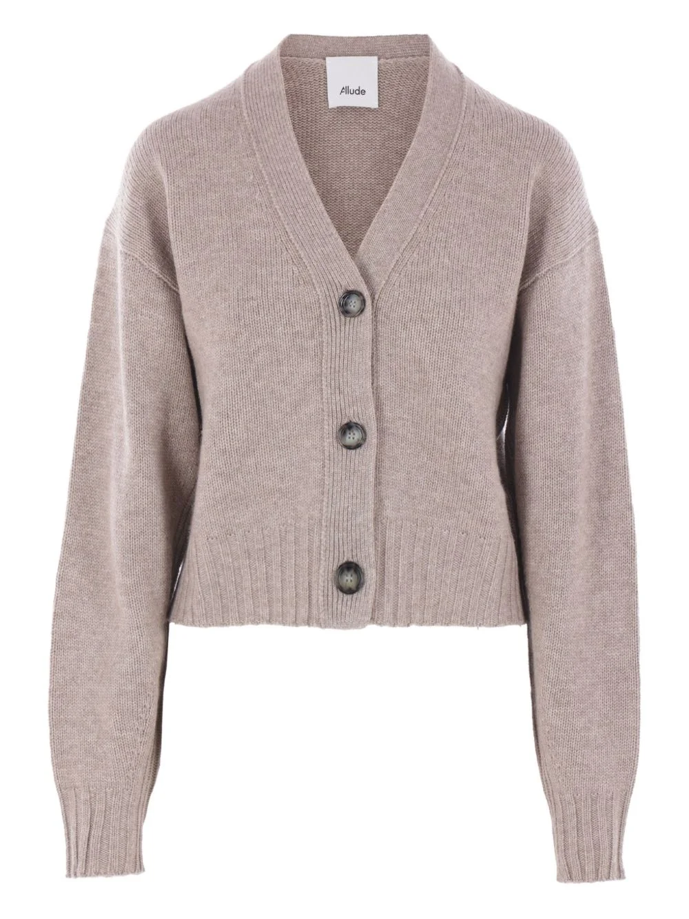 button-detailed wool cardigan - 1