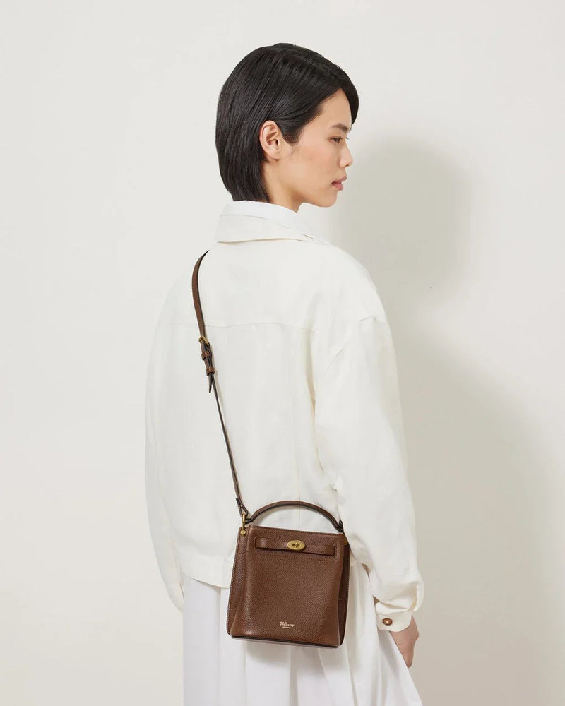 Mulberry Mini Islington Bucket Oak Two-Tone Small Classic Grain outlook